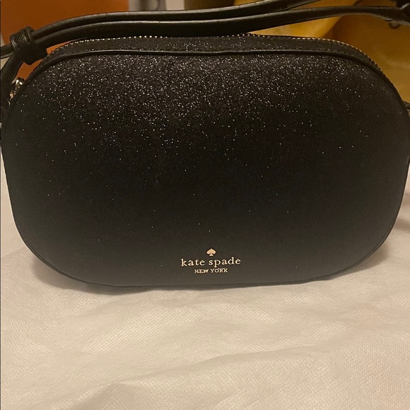 kate spade Handbags - Kate Spade Sparkling Black Crossbody Bag